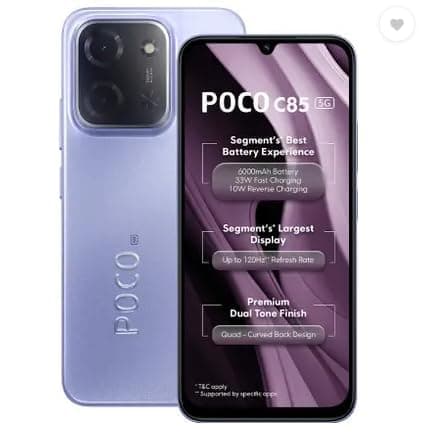 Poco C85 5G Mystic Purple 8GB RAM 128GB ROM