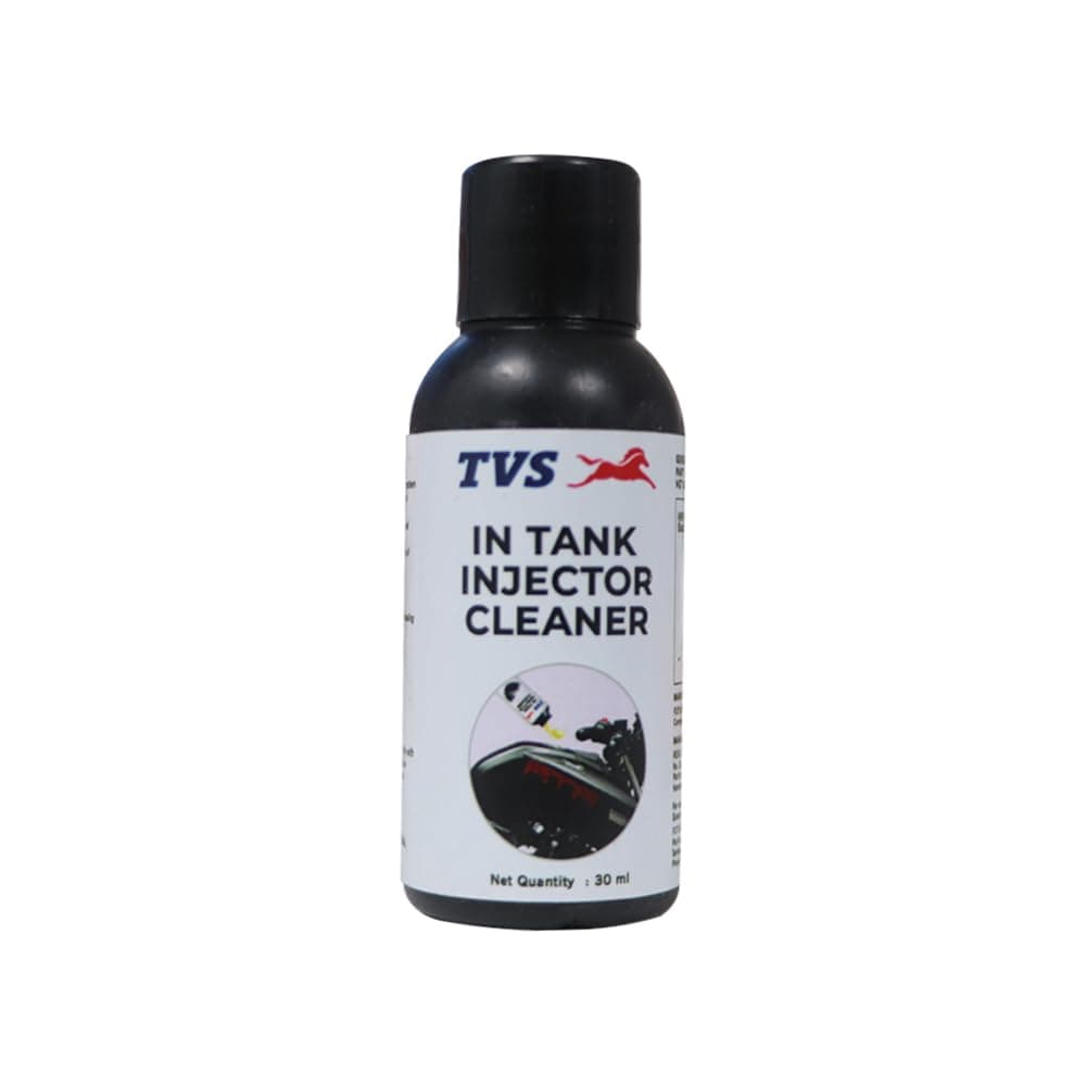 TVS Carburetor & Fuel System Cleaner for Bikes – Petrol Engine Tank Cleaner, Removes Carbon Deposits & Gum Varnish, Prevents Engine Knocking (30ml)