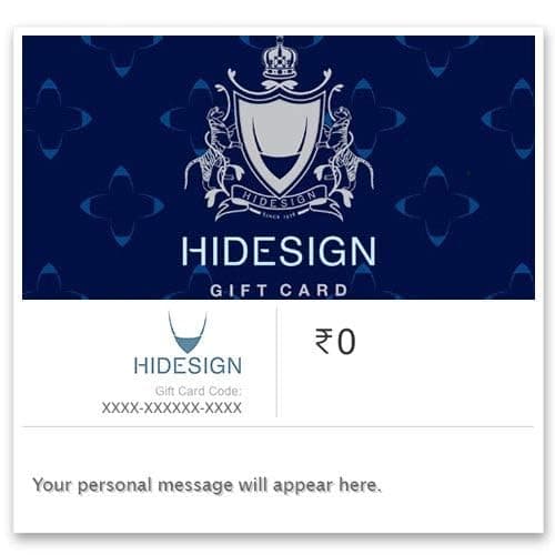 Hidesign | E-Gift Card | Instant Delivery | Valid for online & in-store purchases | 6 months validity