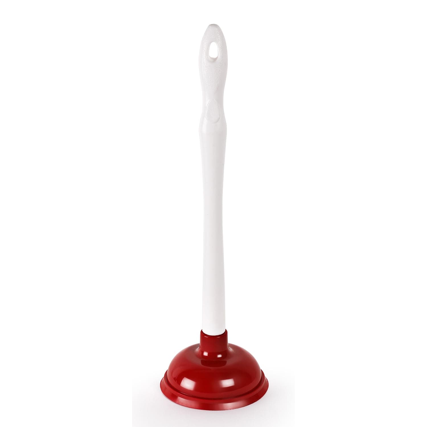 Cello Kleeno Max Multifunctional Plunger | Enhanced Pressure, Fit, and Suction | Plastic Handle For Comfortable Grip | Compact Design with Ergonomic Handle and Long-Lasting Durability | Red