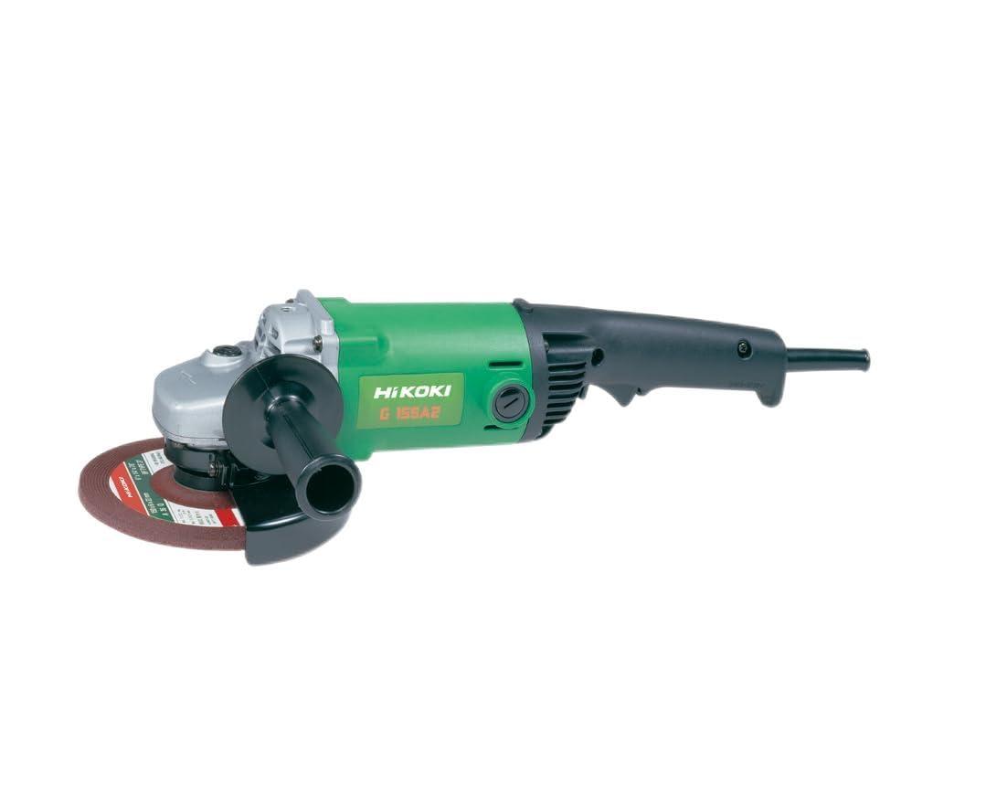 HIKOKI G15SA2S9Z- Corded 150mm Large Angle Grinder with 1200 Watts Powerful Motar For More Comfort And Control, 8500 RPM, Side Handle, Depressed Center Wheel, Wrench Included