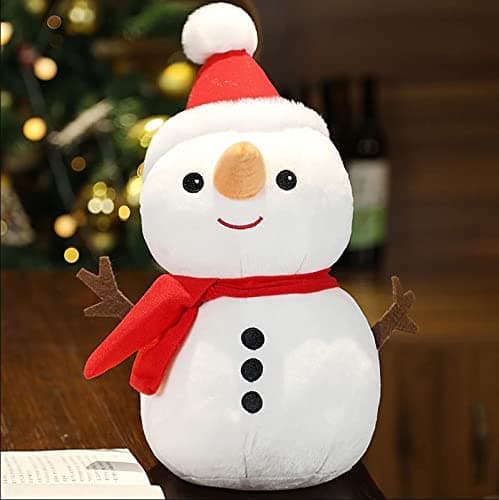 HUG 'n' FEEL SOFT TOYS Long Soft Lovable hugable Cute Giant Life Size Teddy Bear. (New Soft Toys, Snowman 45cm)