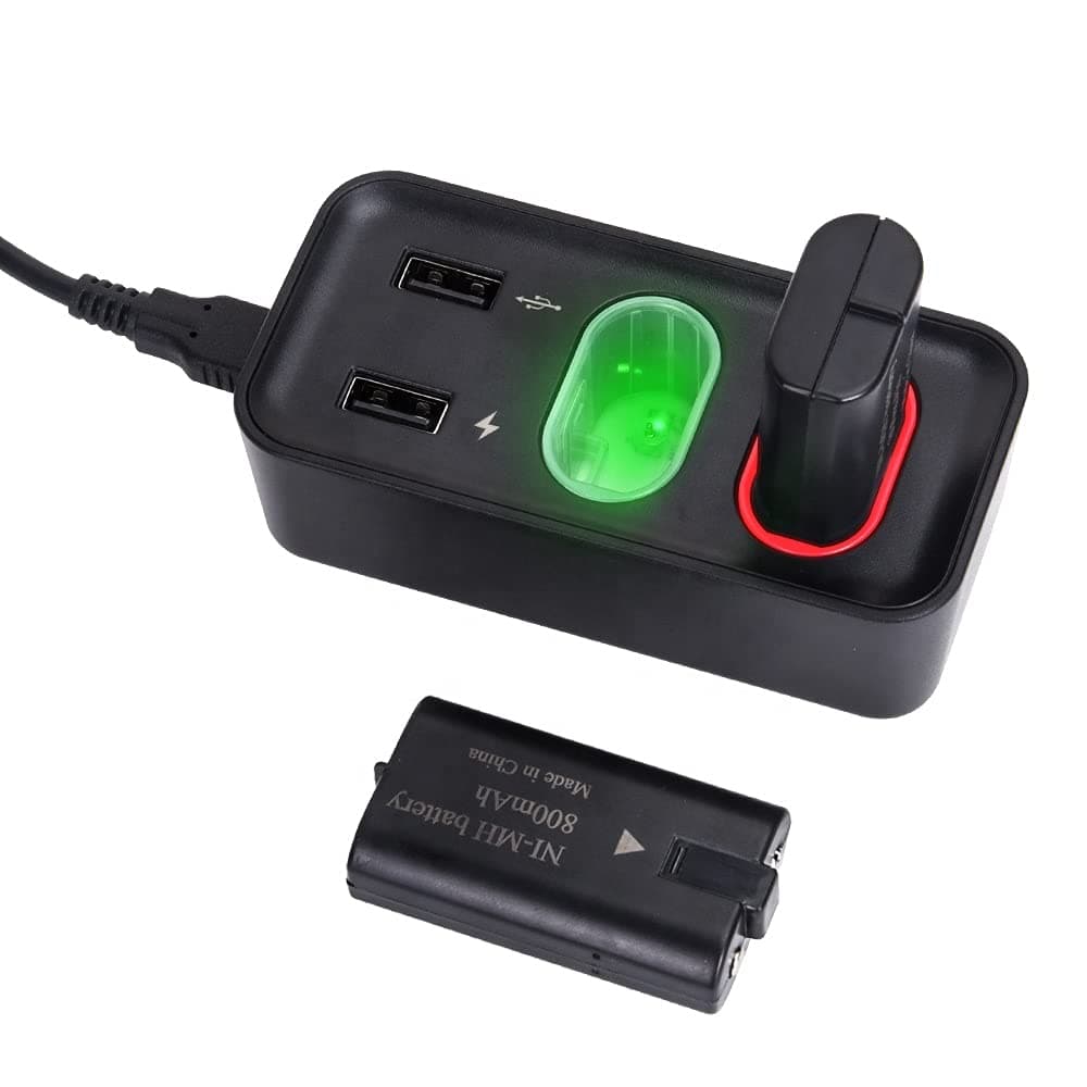 New World Rechargeable Battery Pack For Xbox One And Series Controller USB Type A Battery Charging Dock With Light For Xbox One S/X And Series S/X Wireless Controller 800 MAH