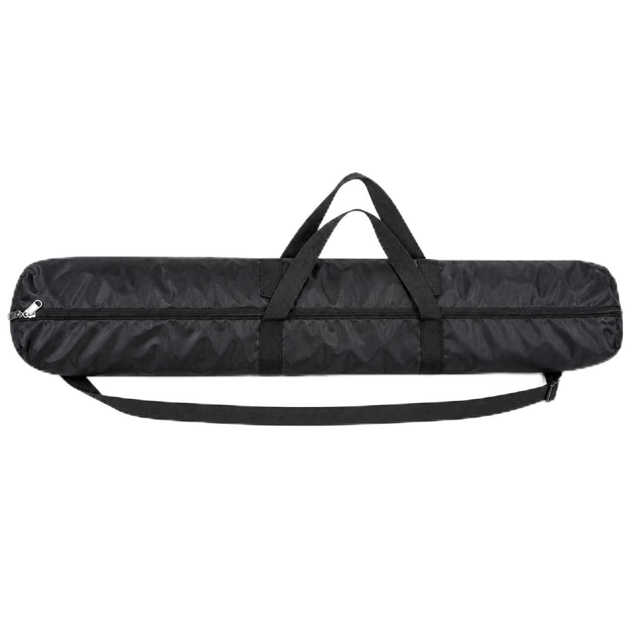 YUGAM Backdrop Stand Carrying Bag for 33.5 Inch (85 cm) Photography Backdrop Stand Kit, Heavy Duty Polyester Storage Case with Zipper, Portable Travel Cover, Black