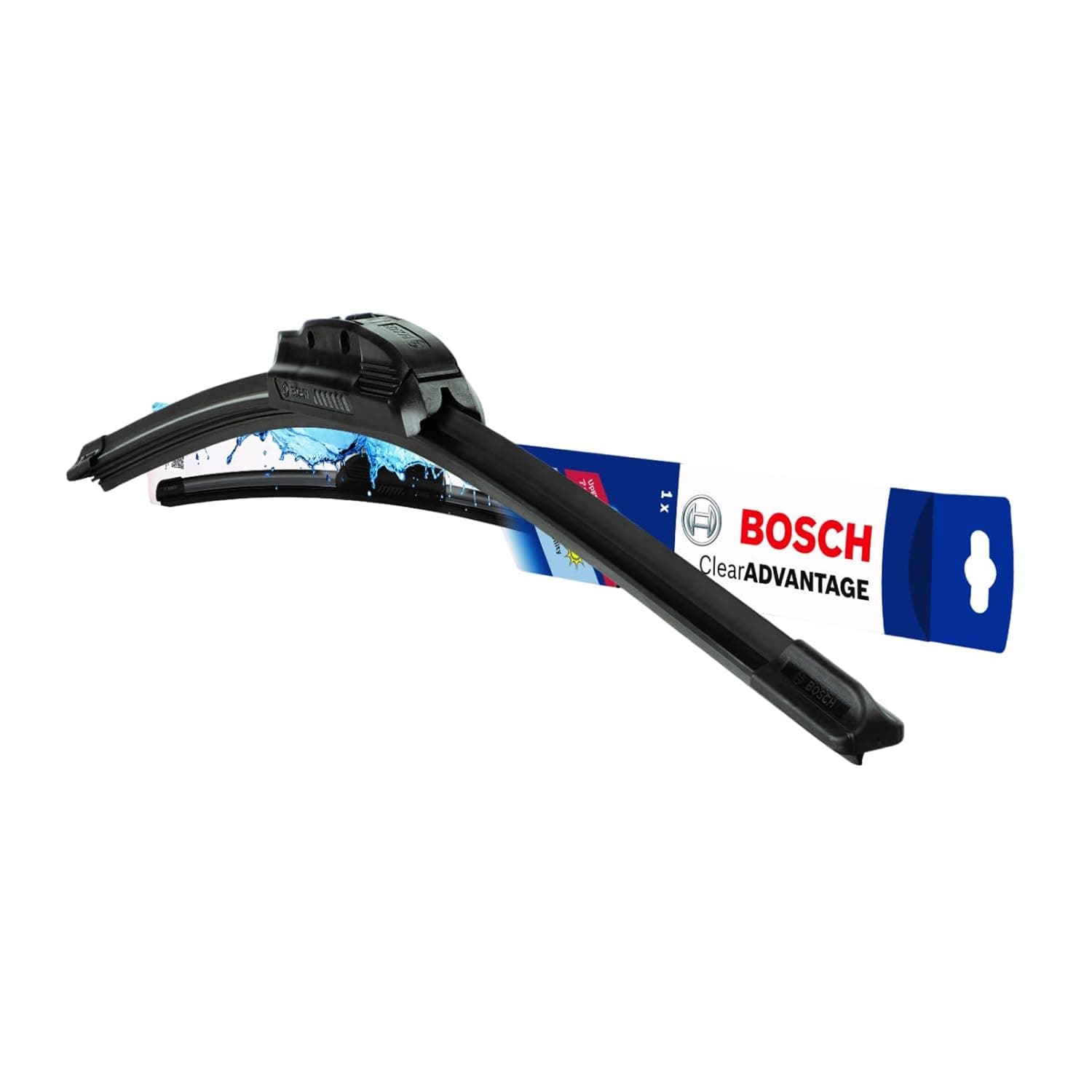 Bosch Wiper Blade 3397016581KTS CLEAR Advantage, Single, 21 Inch, Driver Side, Comes with Easy to Install Quick-clip Adapter