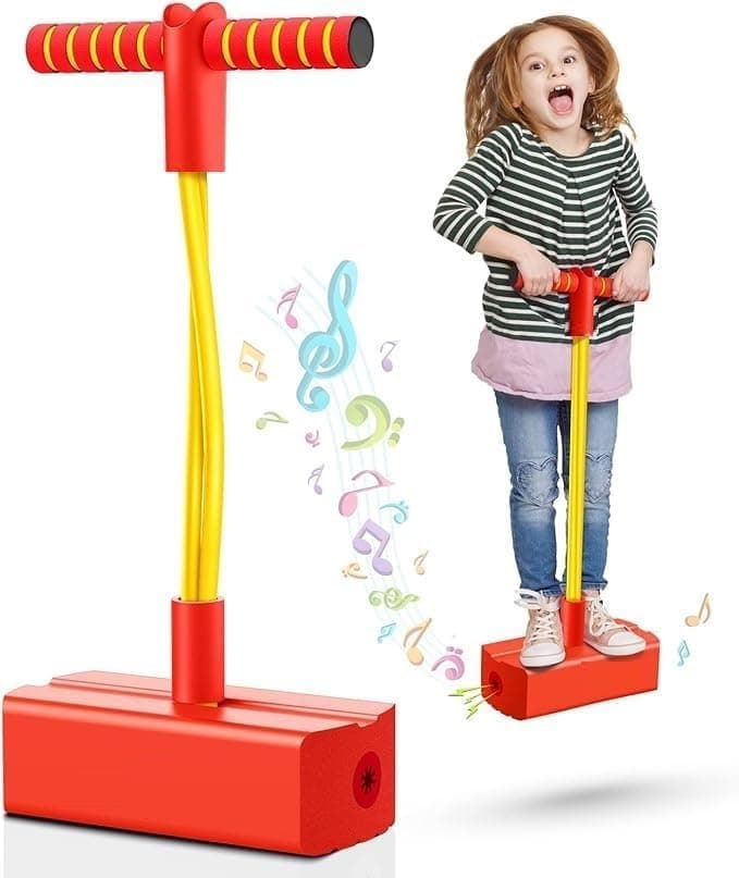 Toy Imagine Foam Pogo Jumper for Kids – Indoor & Outdoor Bouncing Toy for Boys & Girls | Fun Jumping Stick for Ages 3+ | Safe, Durable & Supports Up to 250 Lbs | Birthday Gift (Color May Vary)