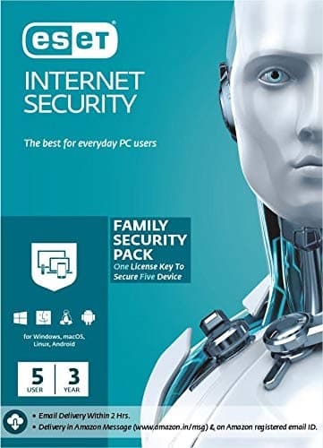 ESET Internet Security Family Security Pack( 5 User, 3 Year ) (Email Delivery in 2 Hours - No CD)