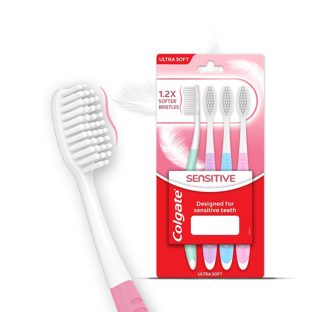 Colgate Sensitive Toothbrush Set | Ultra Soft Bristles | Sensitive Teeth