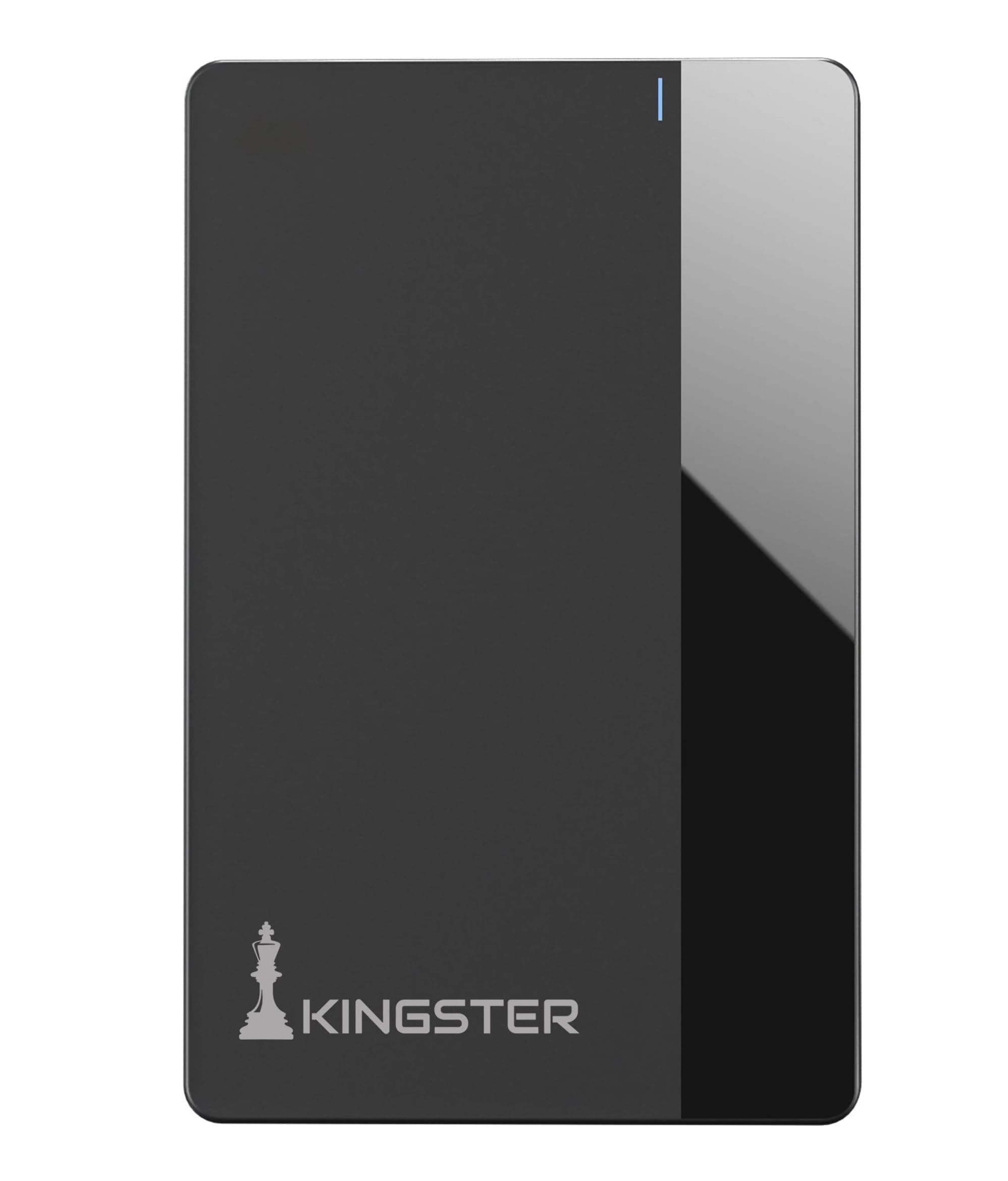 KINGSTER 1TB External Hard Drive – USB 3.0 Portable HDD | Ultra Slim, Plug & Play | Fast Data Transfer | Backup Storage for Laptop, PC, Mac (Black)