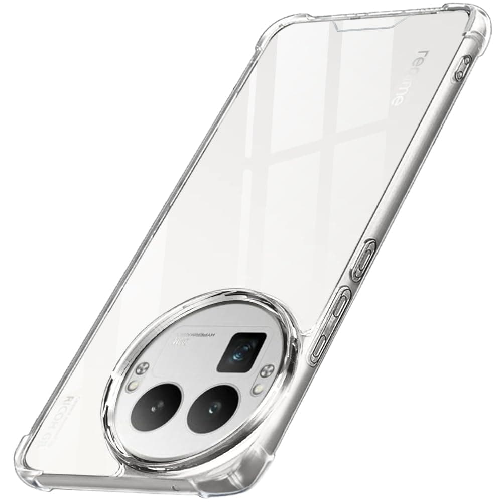 TheGiftKart Crystal Clear Back Cover Case for Realme GT 8 Pro 5G | 360 Degree Protection | Shock Proof Design | Transparent Back Cover Case for Realme GT 8 Pro 5G (PC & TPU, Transparent Bumper)