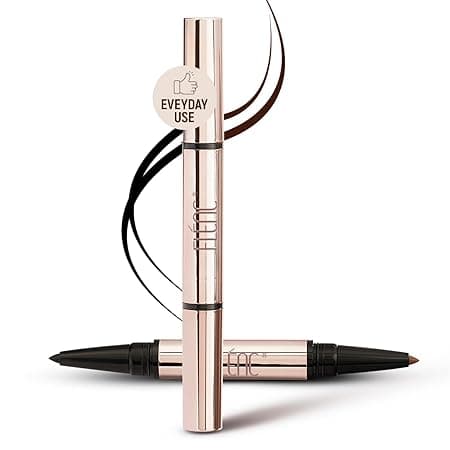 Kink Wink Kajal | 2-in-1 Black & Brown Shade | Intense, Smudge-Proof & Waterproof | Perfect Look for Hours | 0.8gm