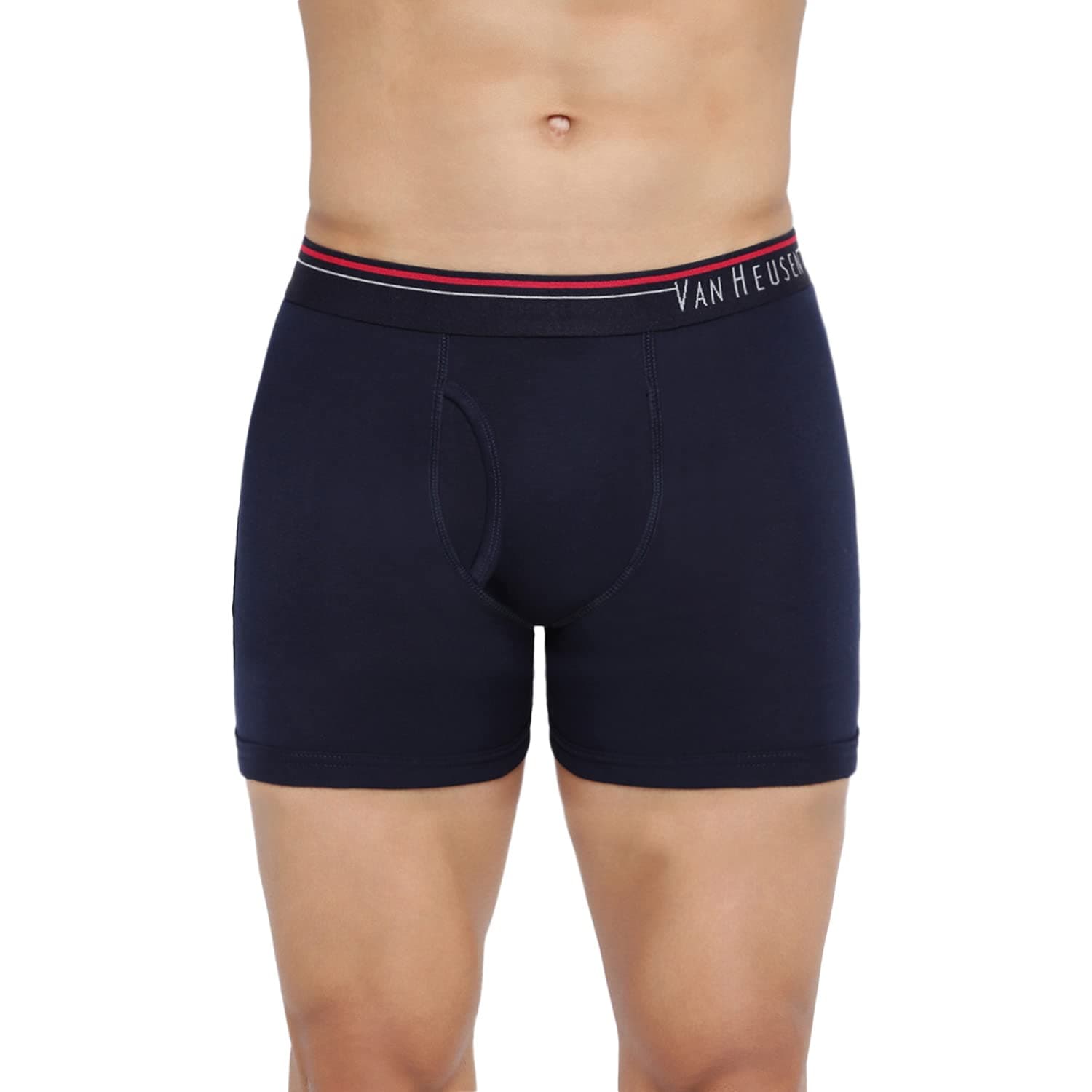 Van Heusen Men's Cotton Briefs (Pack of 2) (IHKEBX1CMB310032_XL_Navy_XL)