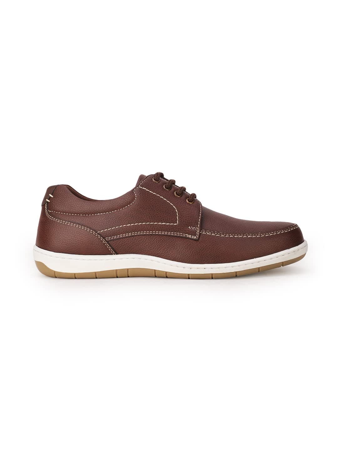 Bata I-and Laceup Men's Brown Casual Shoes - 8 UK (8214179)