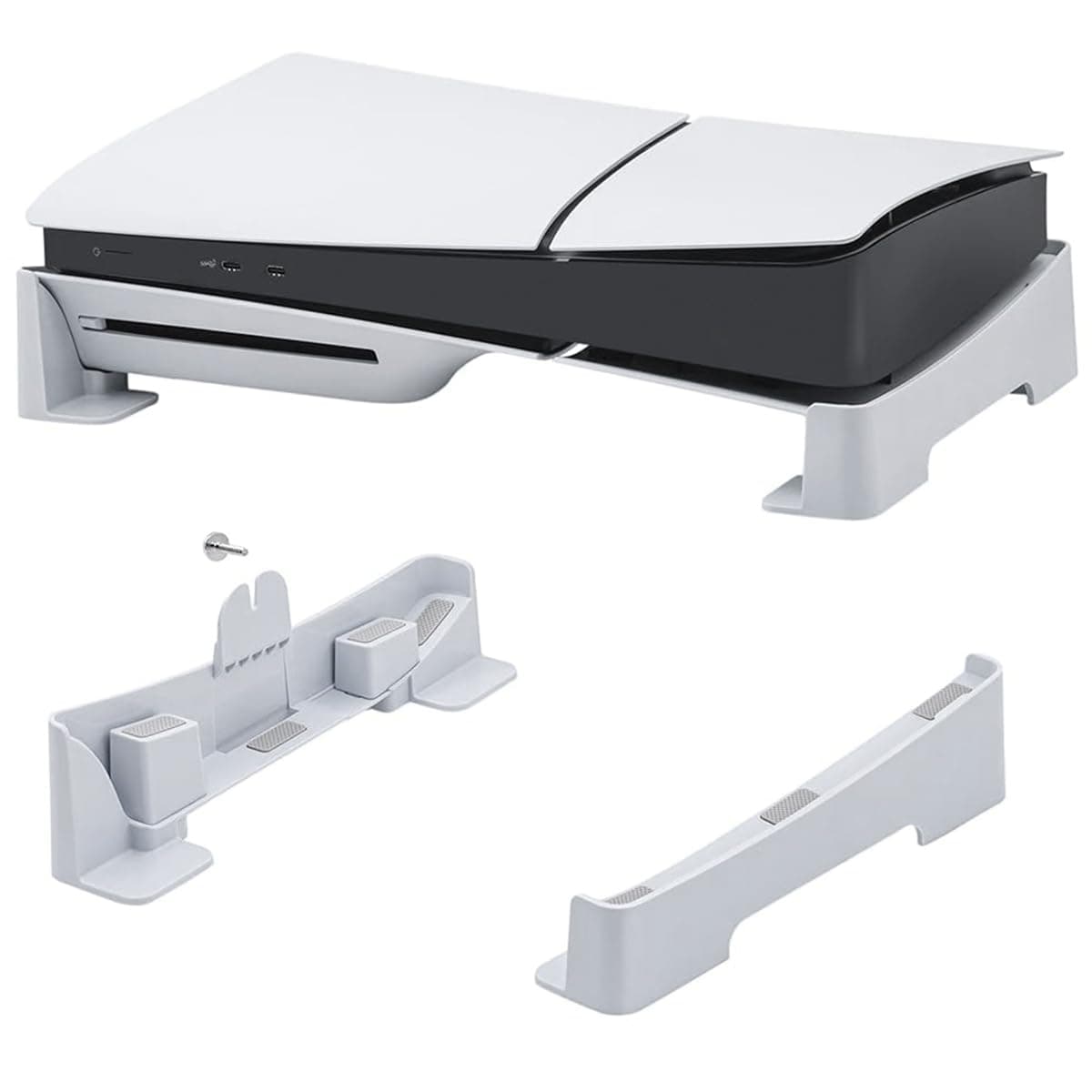 ZORBES® Desk Stand for PS5 Slim/Pro Console, Horizontal Stand for PS5
