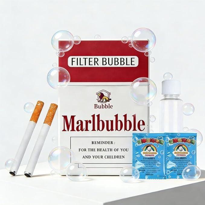 Bubble Cigarette Pack,Box Bubble Toy,Funny Mini Bubble Blower Stick Toy for Relaxation Party Gift