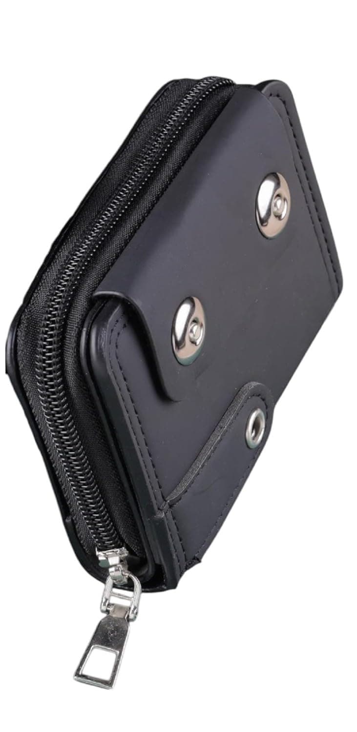 MARETTO Men’s Genuine Leather Wallet with Card Holder & Coin Pocket – Stylish Bifold Slim Wallet with Multiple Compartments for Cash & Cards (Black1)