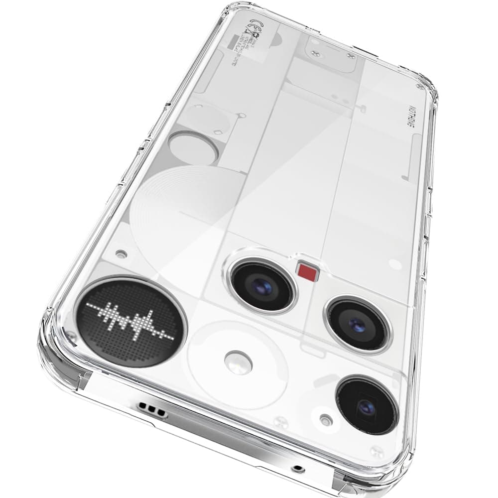TheGiftKart Ultra-Hybrid Crystal Clear Back Case Cover for Nothing Phone 3 5G | Shockproof Design | Hard Back Cover Case for Nothing Phone 3 5G (PC & TPU, Transparent)