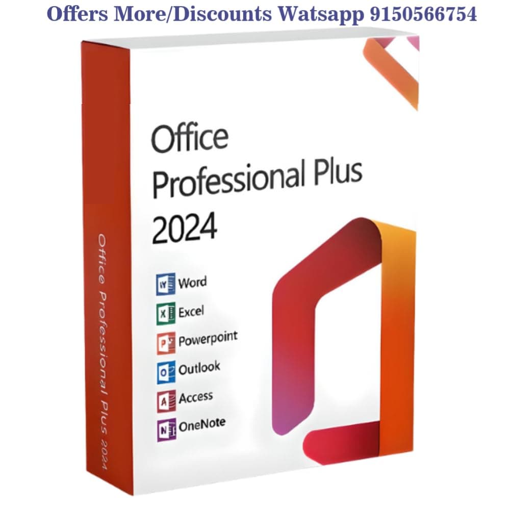 KeySwap MS Ofice suite LTSC Professional Plus Full Version 2024 | Retail License Key for Windows (1 User/PC, Lifetime Validity) | Unlimited Reinstallations 64/32 Bit