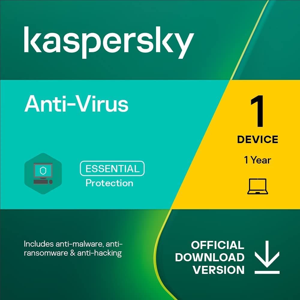 Kaspersky Anti-Virus (Standard) - 1 Device 1 Year | Instant Delivery