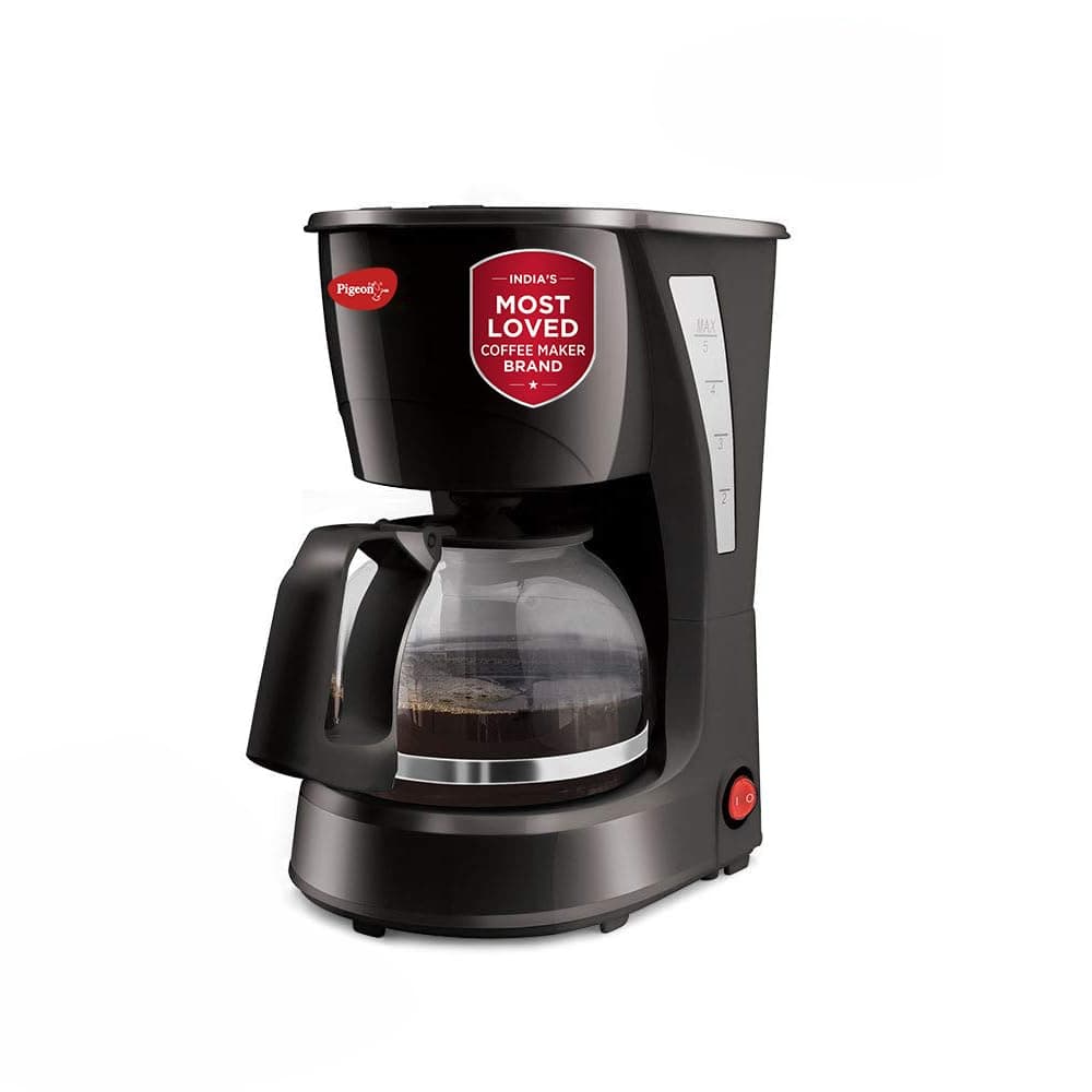 Pigeon Brewster Coffee Maker, 600 Watt, 4 Cups Drip Coffee maker (Black)