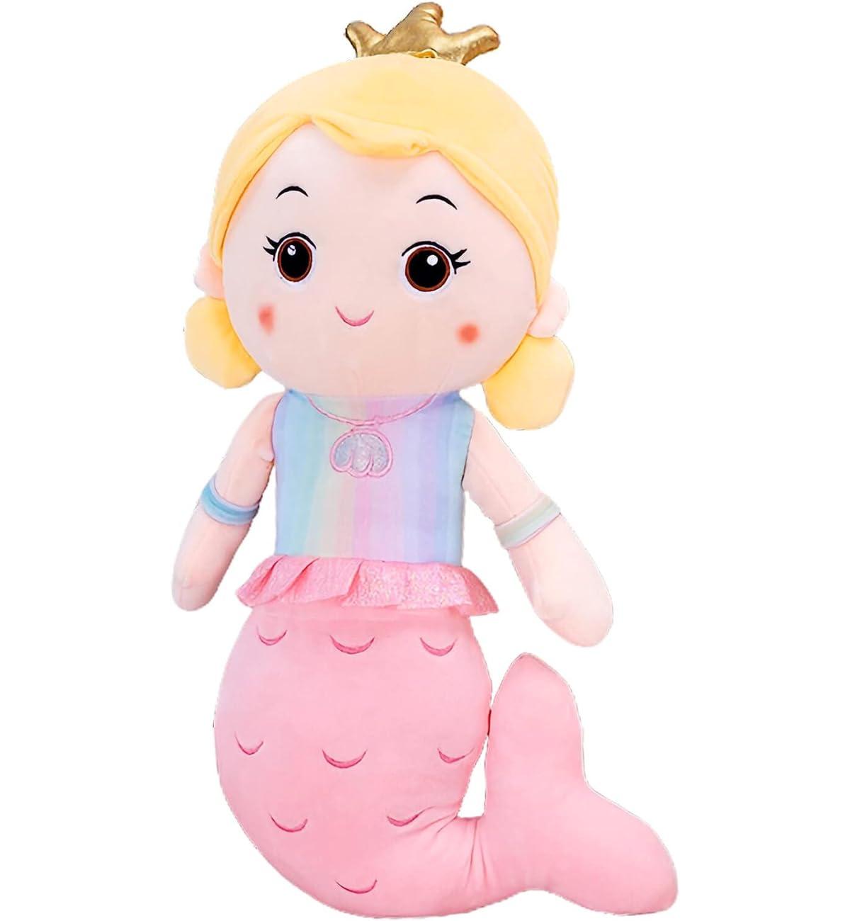 Storescent Mermaid Soft Toys for Kids - Stuffed Animal Plush Toy for Boys & Girls | Mermaid Doll Plushie Toy - Doll 35Cm