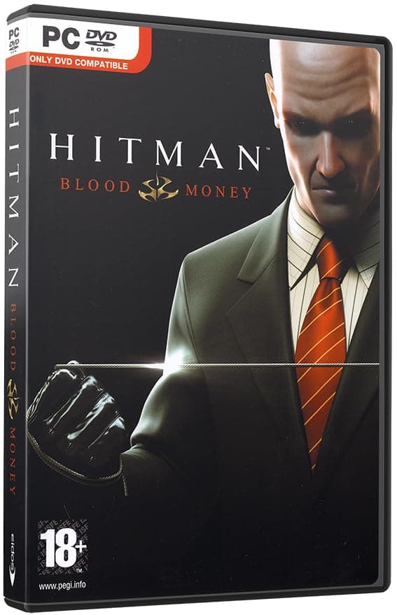 Hitman Blood money Pc Game DVD For Windows With DVD Box | Agent 47 Stealth Action Game | Offline Pc Game