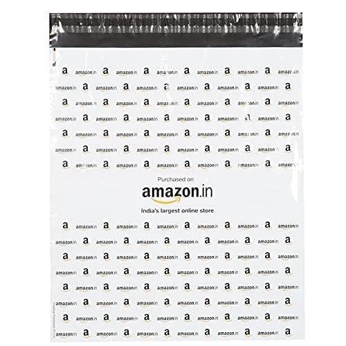 Yopox Economy Printed Poly Mailer Bags with POD Pouch | 16 x 21 Inch Courier Packaging Bags for Amazon E-commerce Shipping | Waterproof Tamper Proof Polybags | Pack of 1 KG