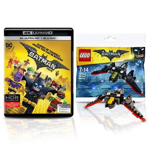 The LEGO Batman Movie (4K UHD + Blu-ray) (2-Disc) + LEGO The Mini Batwing Toy