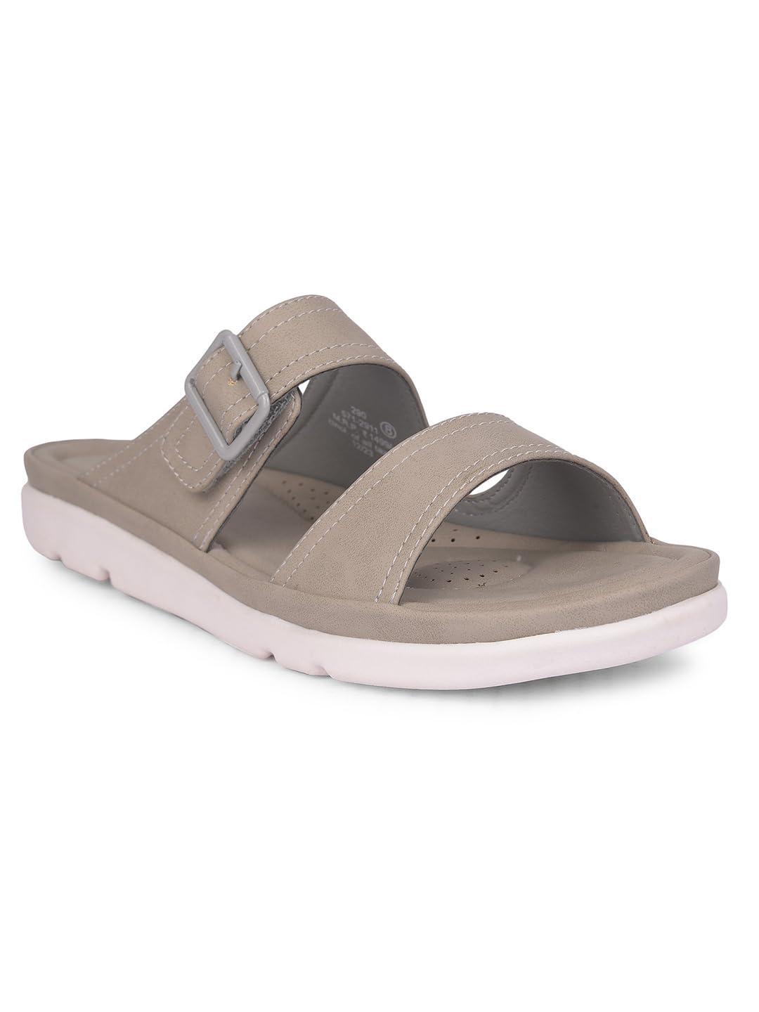 Bata Women's E-CARLENE Grey Casual Slipper's - 4 UK (5712116)