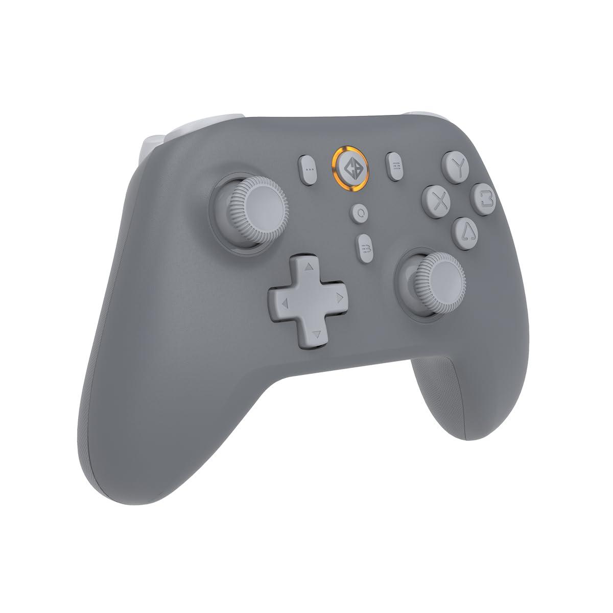Cosmic Byte Blitz Tri Mode Controller for PC, Hall Effect Triggers, 1000Hz Polling Rate, Adjustable Vibration, Turbo & Auto Turbo, Upgraded with Gyro, TMR Joystick, Software and Charging Dock Support (Grey)