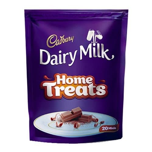 Cadbury Dairy Milk Chocolate Home Treats Pack, 140 Gram (Pack of 20)