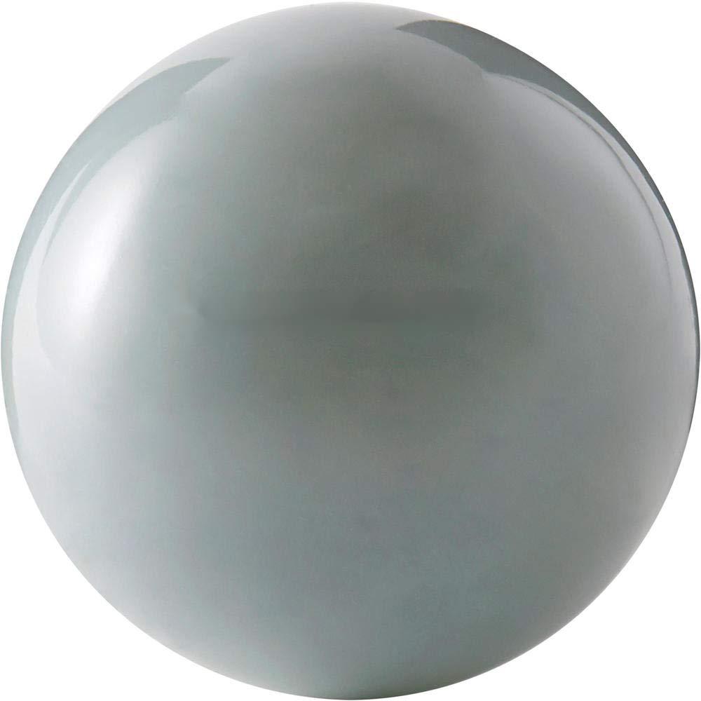 Physio Store Physioplus Ball, Vinyl, Soft Medicine Ball, Isometric Ball, vmo strengthening Ball, 1kg, 12 cm (Silver)