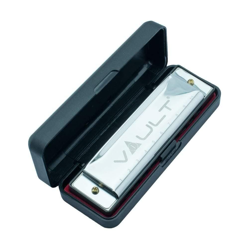 Vault HA1000 Key G 10-Hole Diatonic Harmonica/Mouth Organ For Beginner & Professional