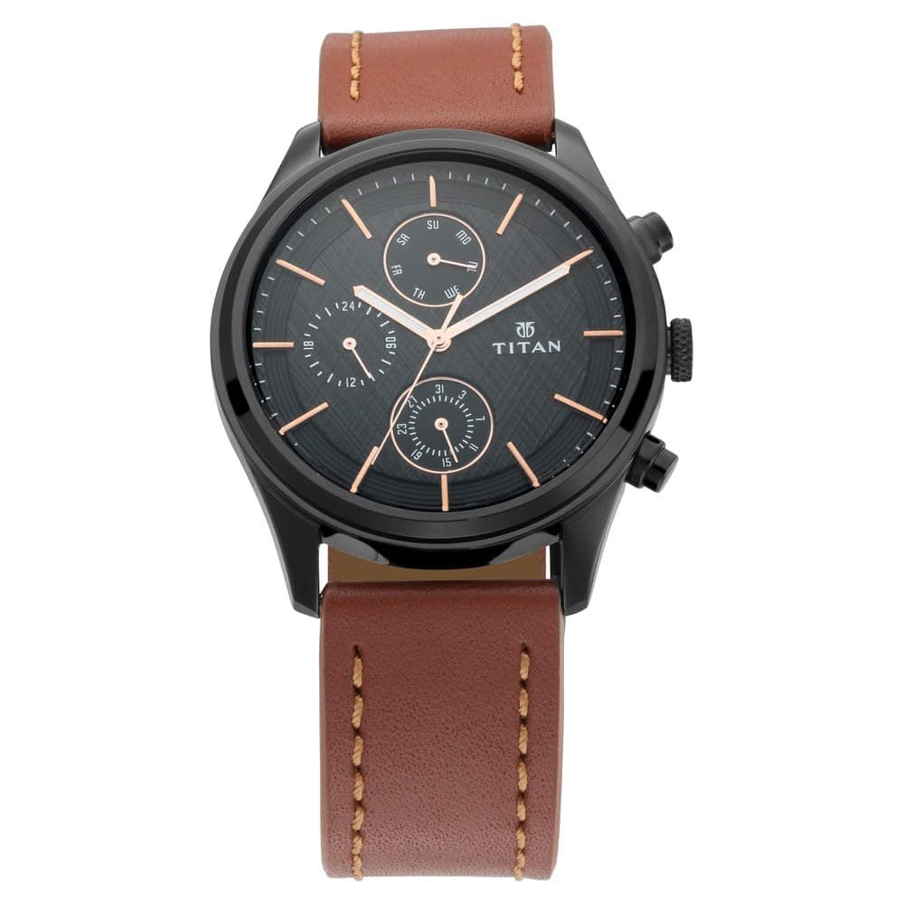 Titan Neo Iv Analog Black Dial Men's Watch - NM1805NL01/NL1805NL01/NP1805NL01