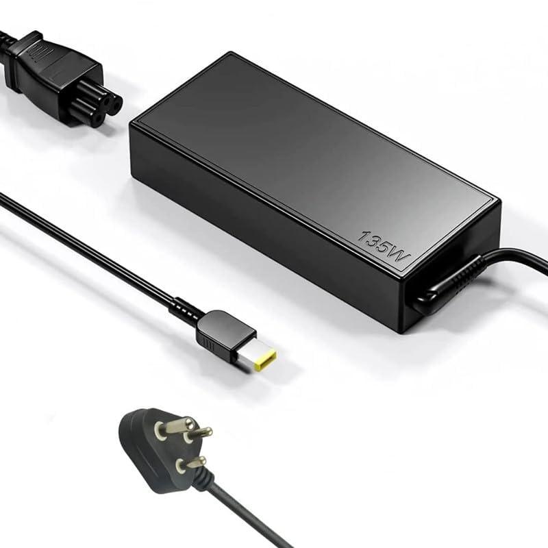 Replacement Charger for Lenovo, 135W Slim Tip for IdeaPad Y700 (80NW, 80NY); Z710 (20250 80AK); G700 (20251); G710 (20252); 700-15 (80RU); T440p; T460p; T540p; Yoga 720-15IKB Legion Y520-15IKBN