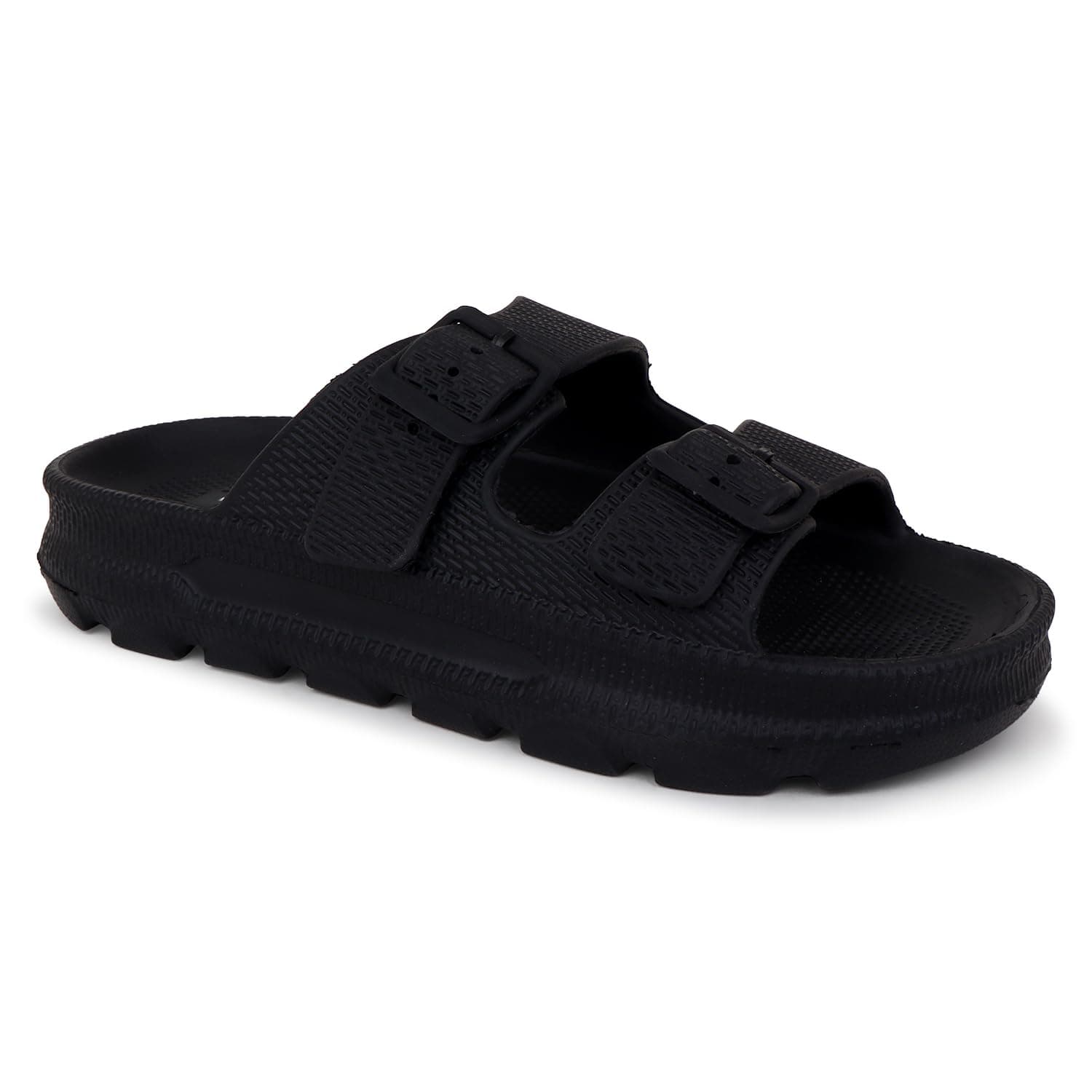 Hygear Men's Zodiac Black Slipper_8 UK (HG-GE-1011)