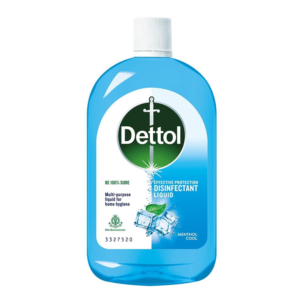 Dettol Liquid Disinfectant for Personal Hygiene, Surface Disinfection, Floor Cleaner (Menthol Cool, 550ml)