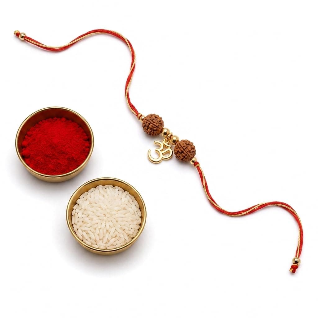 Salty Rakhi for Brother & Bhaiya Bhabhi | Wrist Band Gift Pack for Sister, Bro, Bhaiya and Bhabhi | Bracelet for Men, Women | Fancy Jewellery Combo Gifts | Gift for Rakshabandhan | Traditional Rakhi Gift