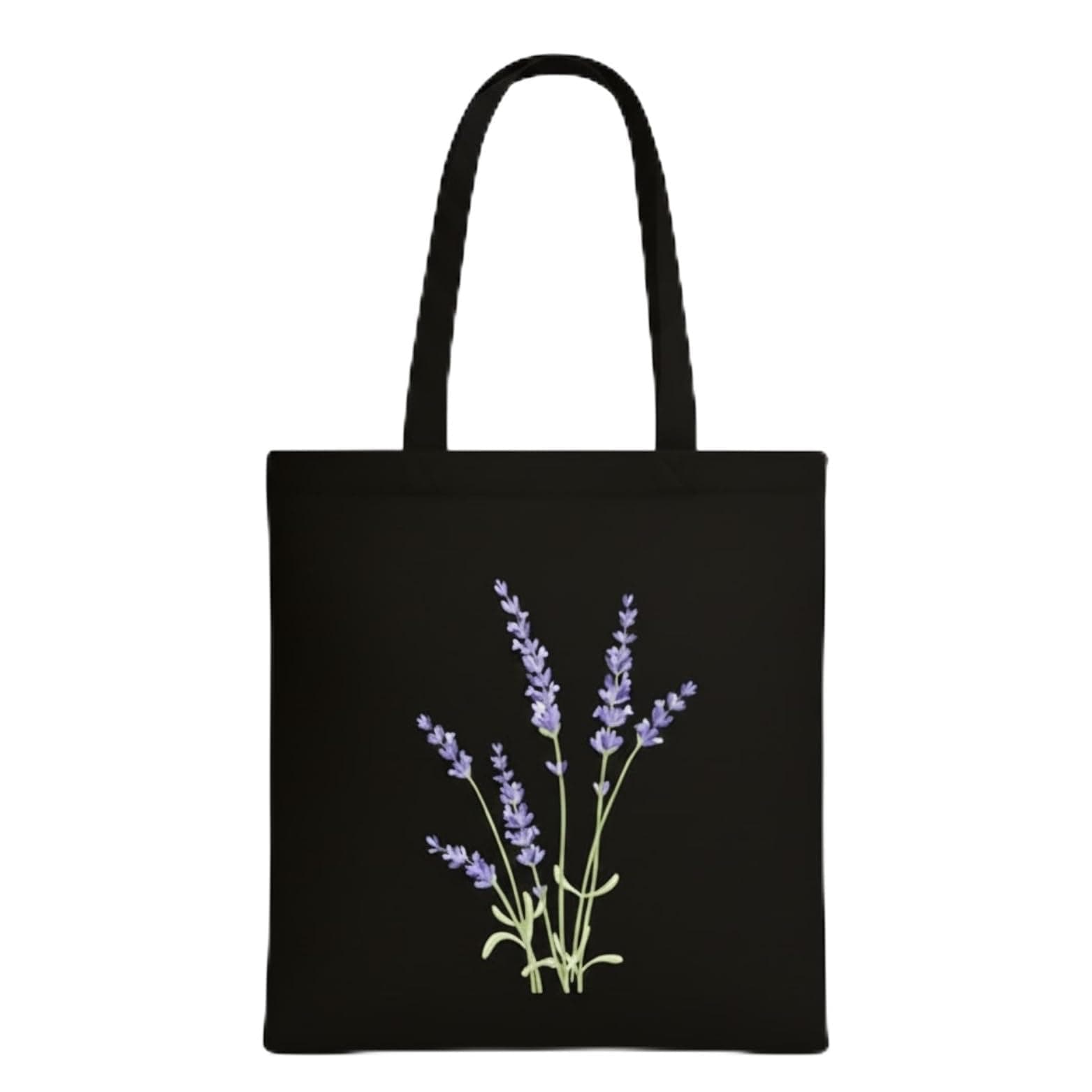 STRUTT Foldable Canvas Tote Bag for Women, Tote Bag for College Girls,100% Organic Cotton Reusable Shopping Bag for Grocery, Eco-Friendly Multi-Purpose Bag for Travel & Daily Use- Purple Lilac