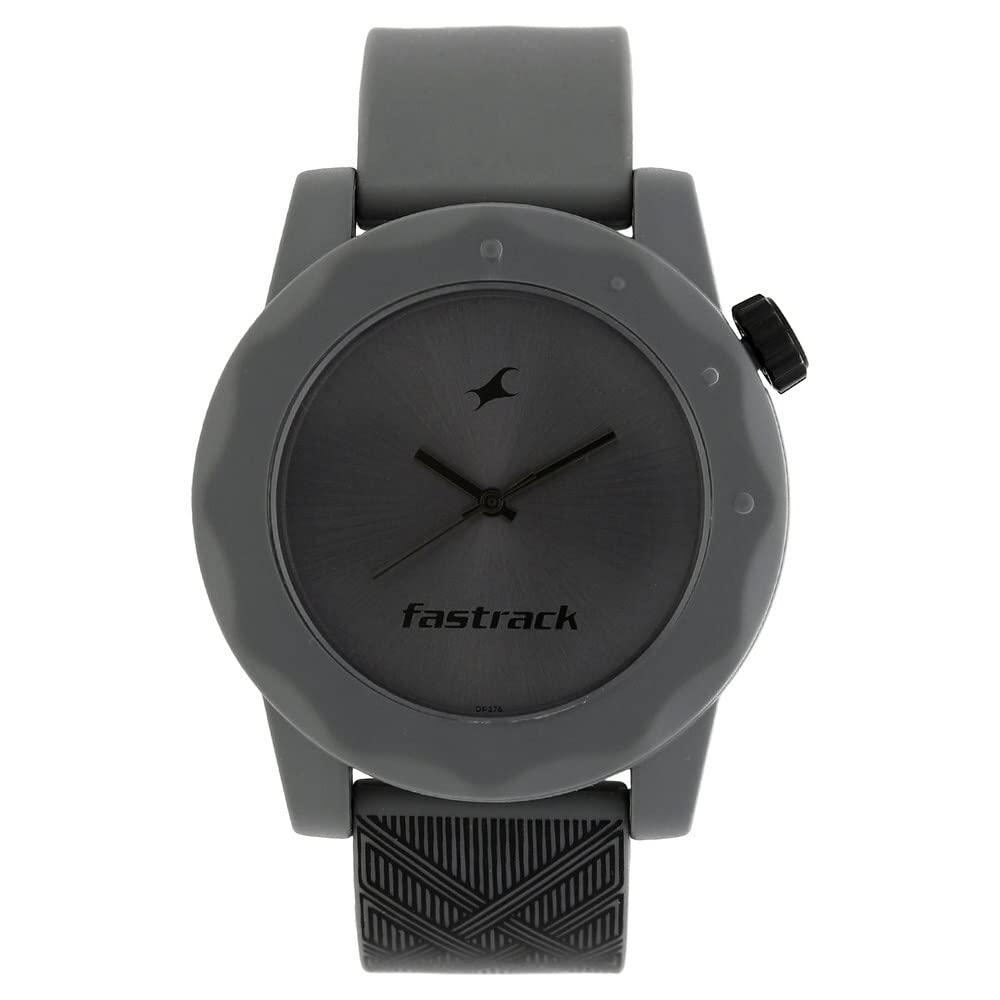 Fastrack Analog Grey Dial Men's Watch -NG38022PP07W / NG38022PP07W