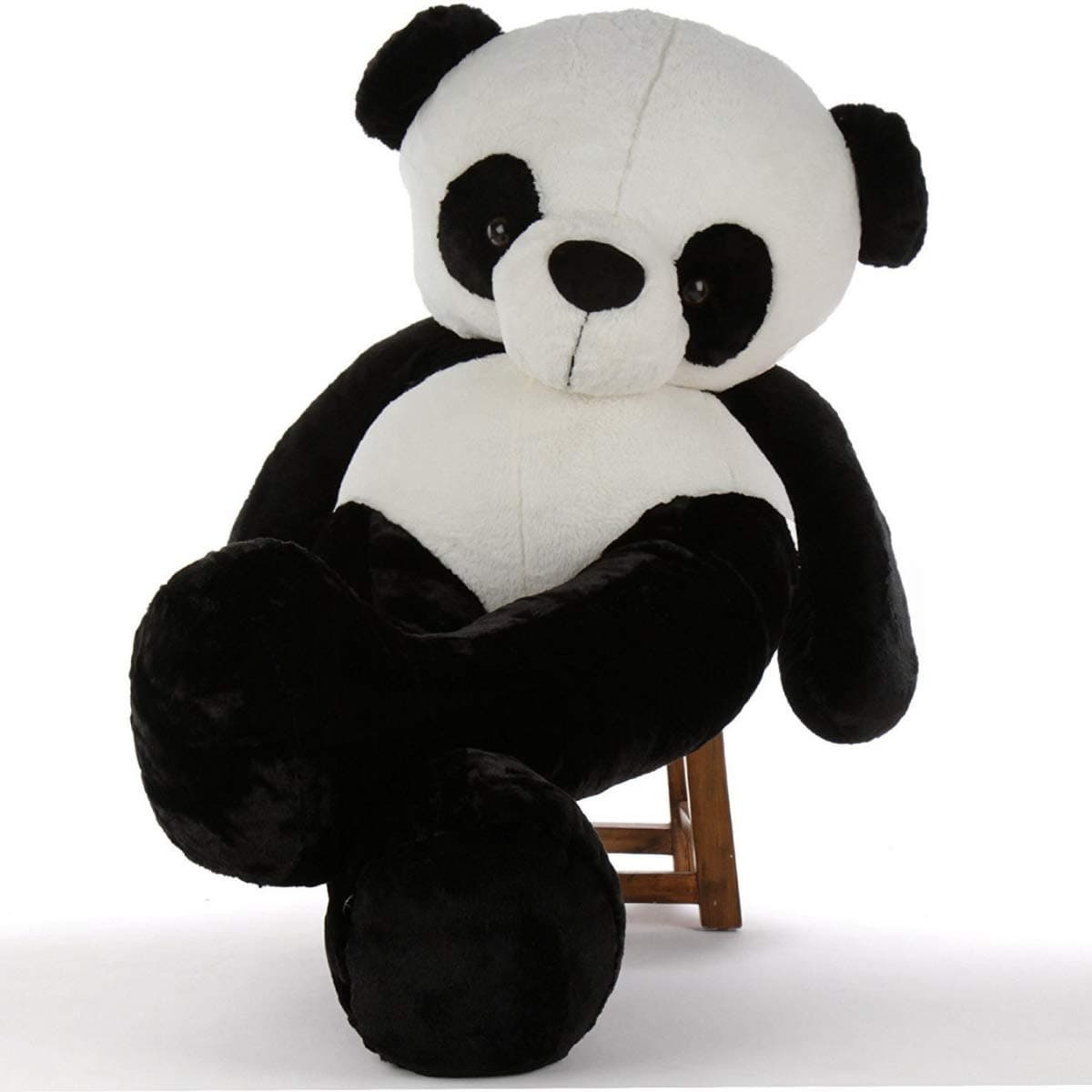 HUG 'n' FEEL SOFT TOYS 5 Feet White& Black Panda Giant Teddy Bear Soft,Plush,Cuddly Stuffed Animal for Kids, Birthdays, Anniversaries, Valentine's Day,Special Occasions Large Huggable