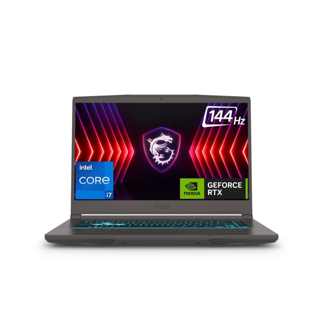 MSI Thin 15, Intel 13th Gen. i7-13620H, 40CM FHD 144Hz Gaming Laptop (16GB/512GB NVMe SSD/Windows 11 Home/NVIDIA GeForce RTX 3050, GDDR6 4GB/Cosmos Gray/1.86Kg) B13UC-124IN