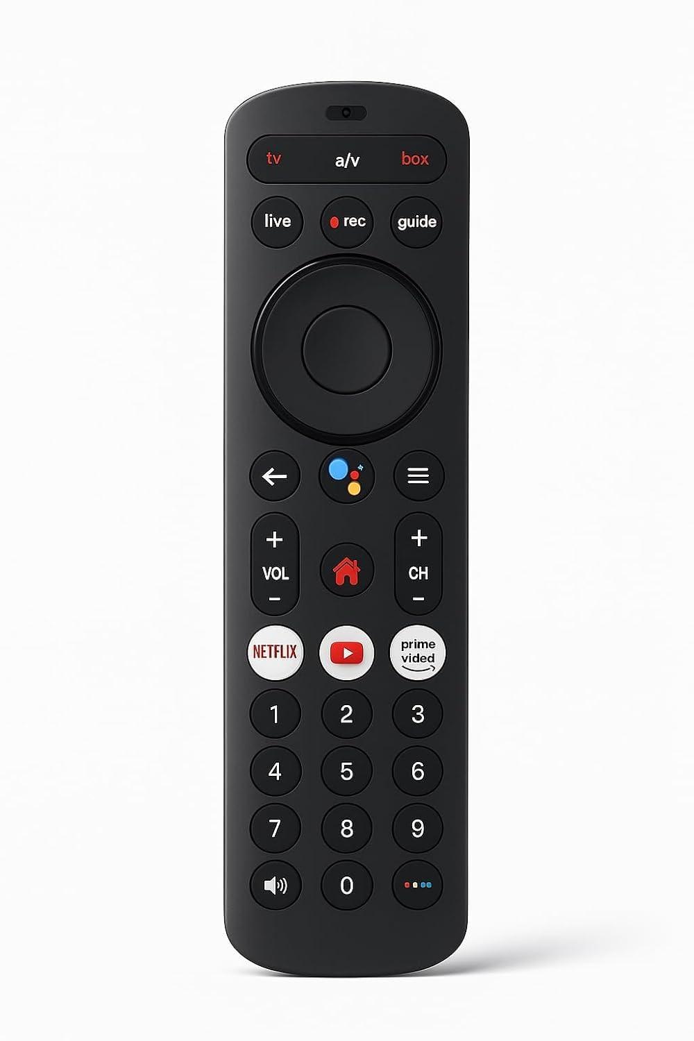 Supreme E-Commerce Remote Control Compatible for Airtel Xstream Set Top Box HD & SD with Non Voice Function with Netflix YouTube (Please Match Old Remote Before Order)