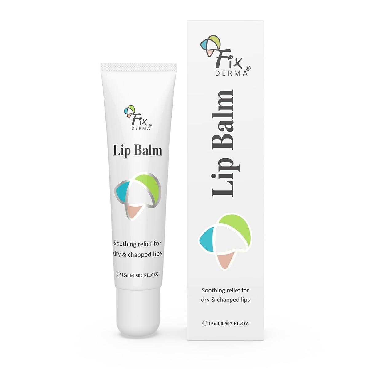 Fixderma Lip Balm Vitamin C&E Moisturizing for Soft, Smooth & Plump Lips Even Out Lip Tone | Lip Balm For Dark Lips 15ml