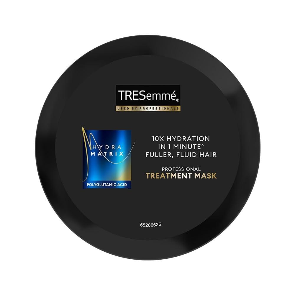 TRESemme Hydra Matrix Hair Mask 100ml with Polyglutamic Acid | Deep Hydration Treatment for 100H of Fluid Hair | Paraben Free Mask for Dry Frizzy Hair