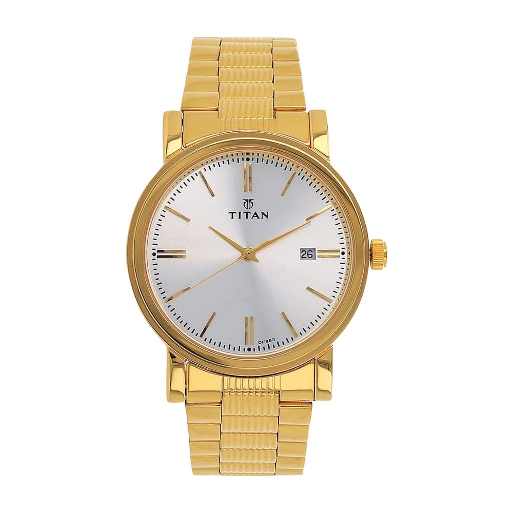 Titan Analog Off-White Dial Men's Watch-NM1712YM02 / NL1712YM02