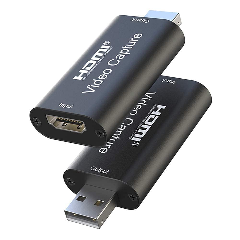 Microware Audio Video Capture Card, HDMI to USB 2.0, Full HD UP to 1080P 60fps Live Video Recorder Game Capture Card for Laptop High Definition Acquisition, Live Broadcasting