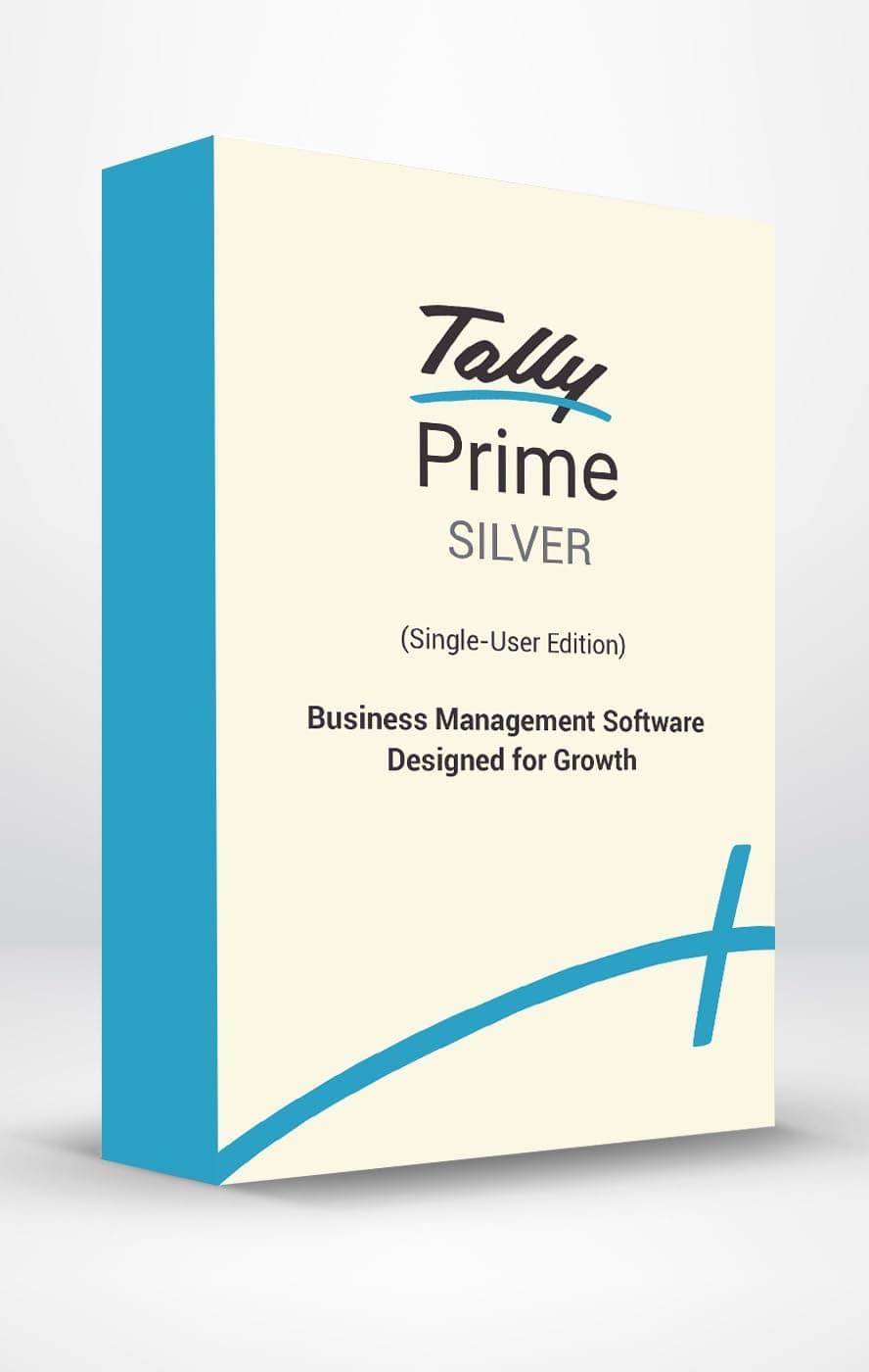 TallyPrime Silver - Lifetime license for Single user/PC - Accounting, GST, Invoice, Inventory, MIS & more (No CD. E-mail delivery in 2 hours)