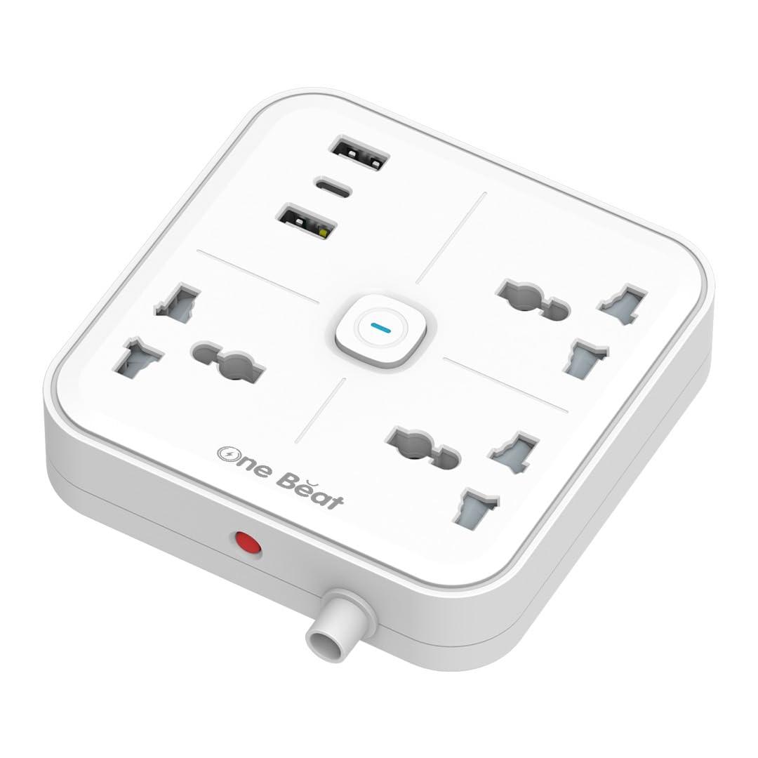 One Beat OB-20332-B Type C Charging & Surge Protection Box 3 Plus