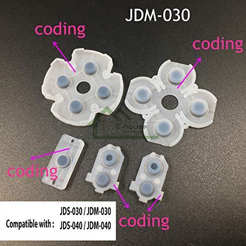 New World Silicon Conductive Silicone Rubber Pads for PS4 Controller JMD/JDS 030 /JDS 040 2nd/3rd Gen V2 Controller